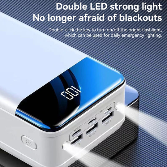 Voltaro Powerbank 50.000 mAh | Ultra-Schnelles Laden | Für Laptop, Tablet & Smartphone | Kompakt & Extrem Leistungsstark