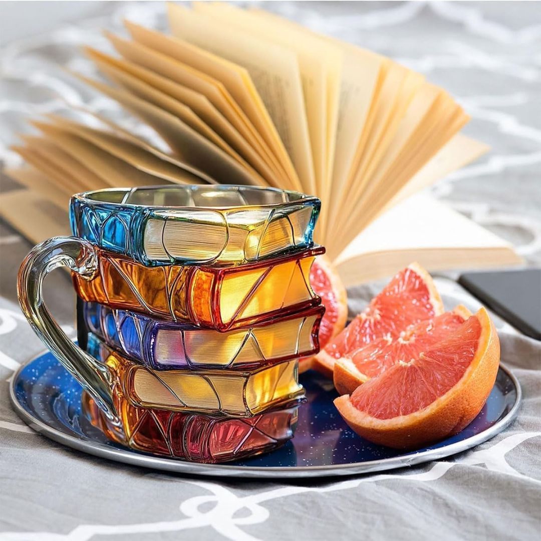 Handgefertigte 3D Lesevergnügen Tasse - das Original