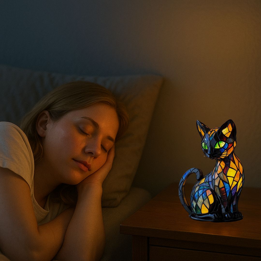 Glow Cat – handgefertigte Lampe, die Herzen zum Leuchten bringt