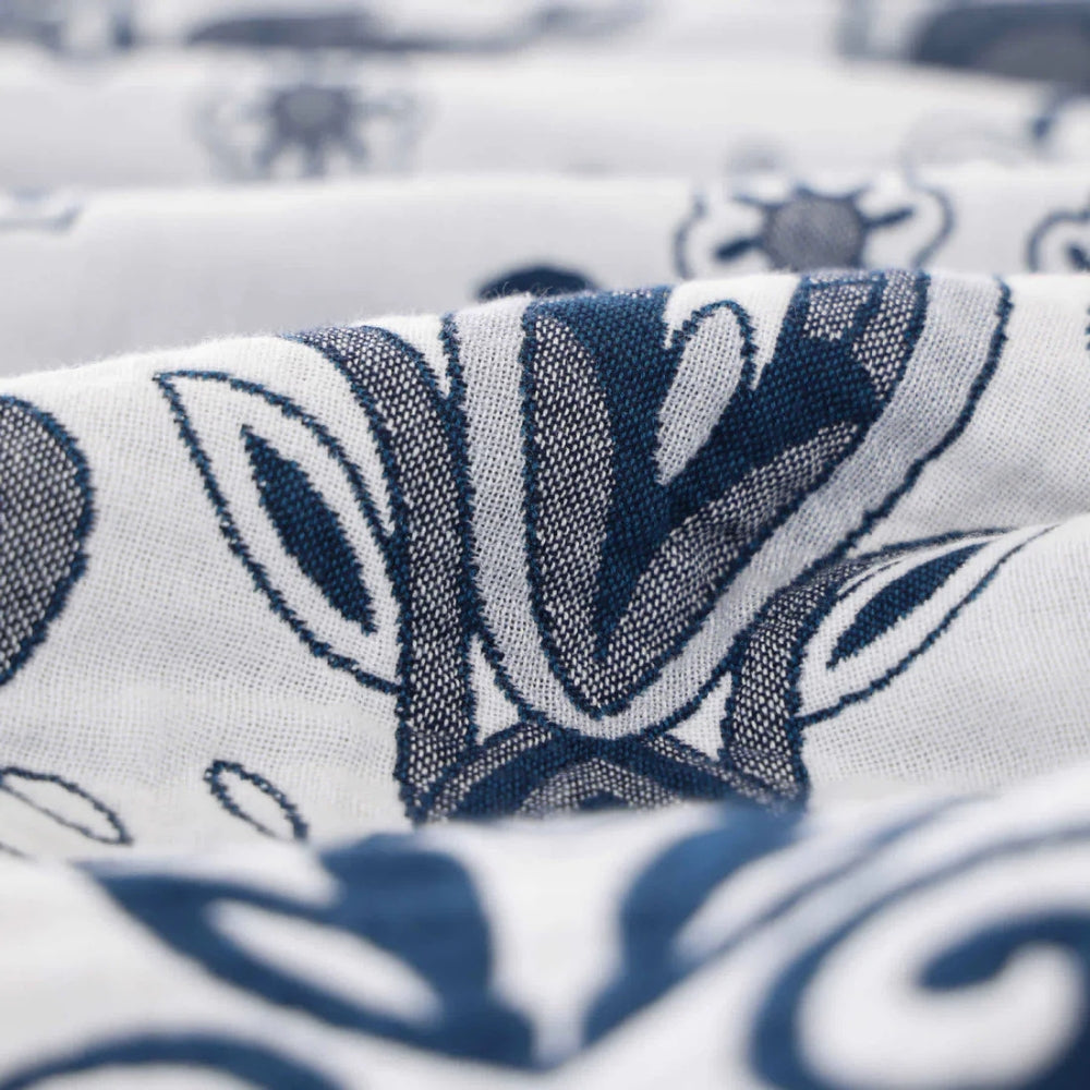 Paisley Traum Baumwolle Quasten Decke