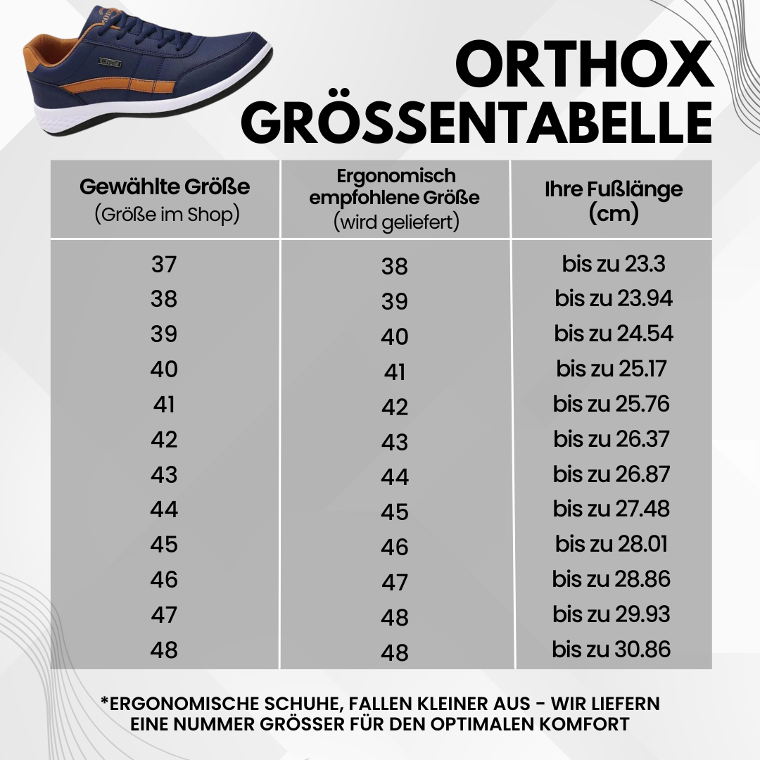 OrthoX - Ergonomische, schmerzlindernde Komfortschuhe Unisex - Sonderaktion 1+1 Gratis