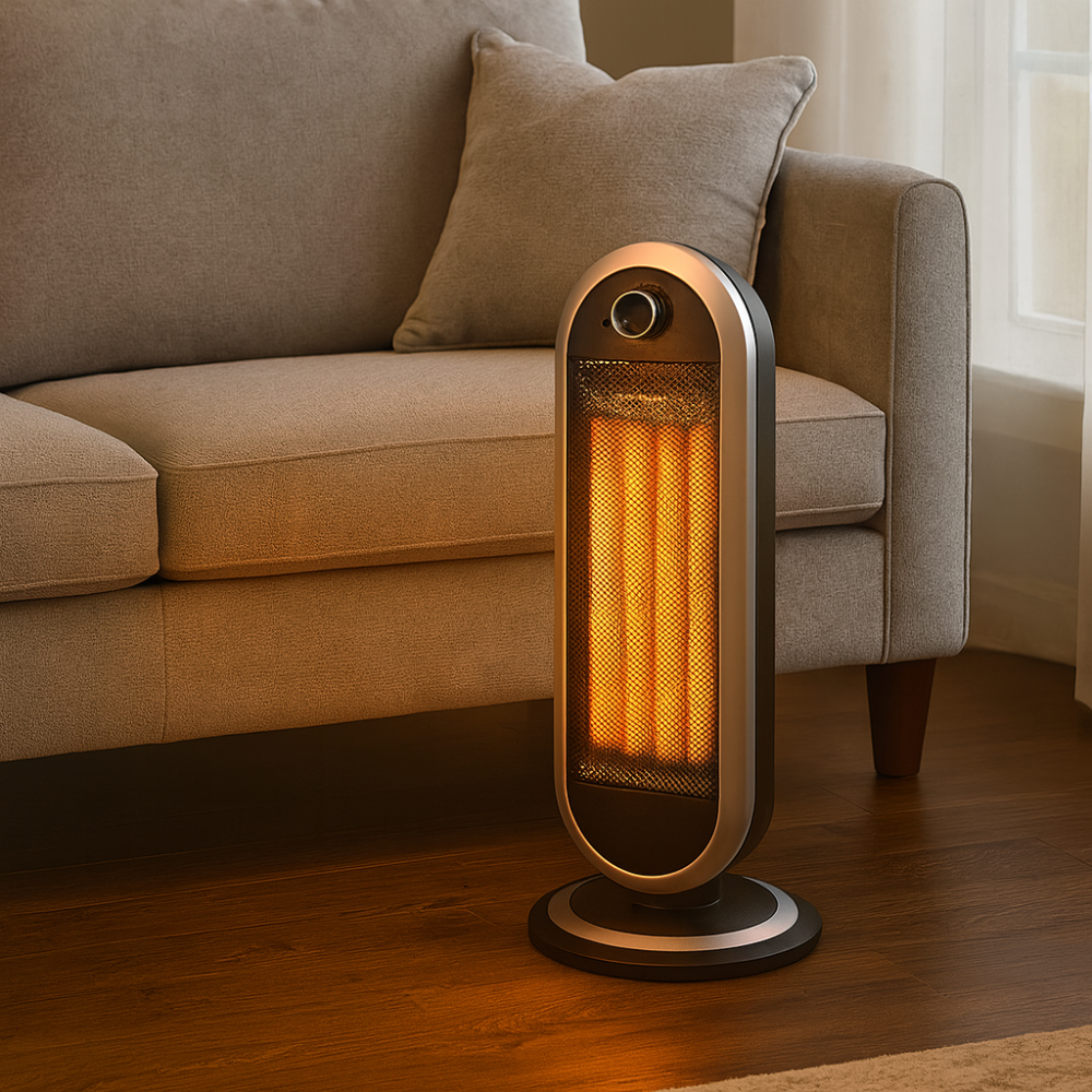 Elektrischer Raumheizer, tragbar, für drinnen, oszillierend, energieeffizient