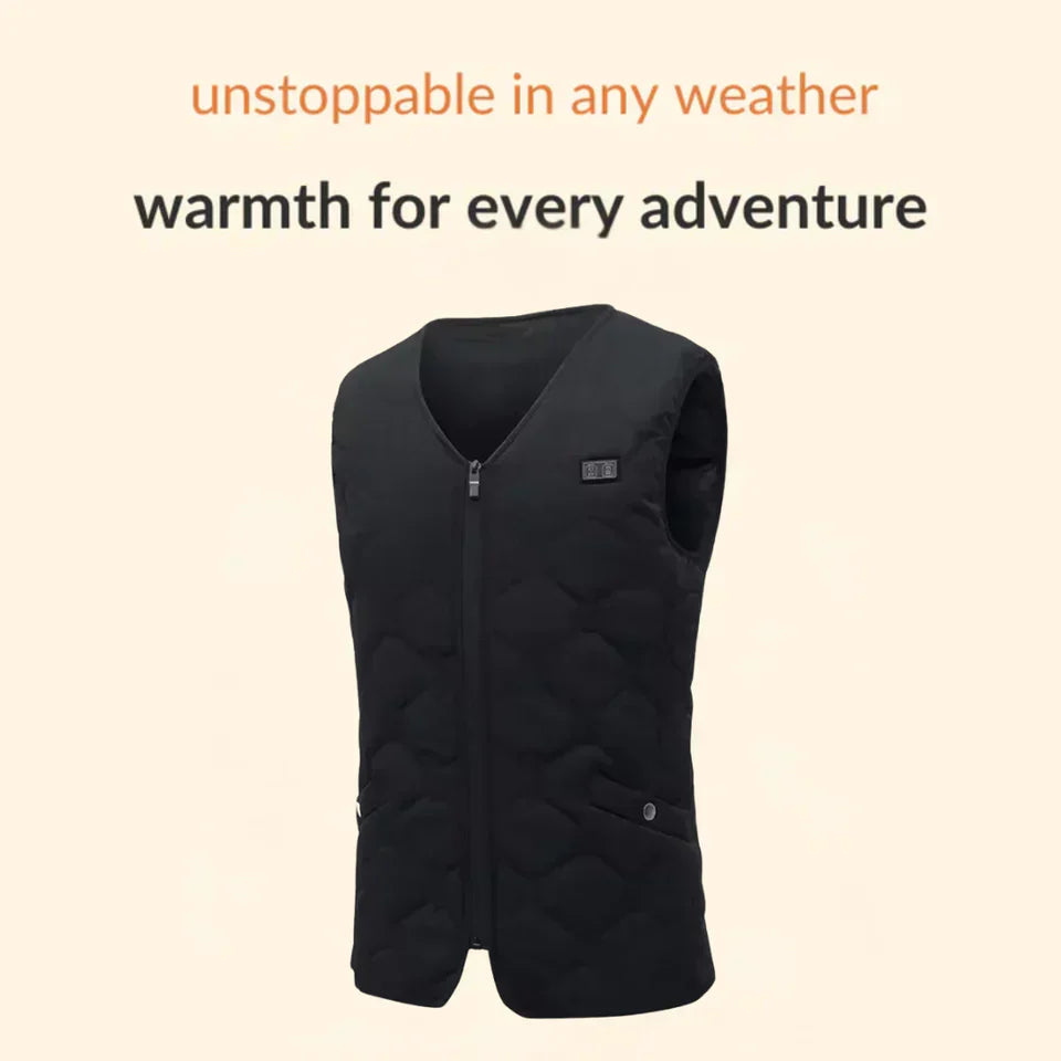 Elektrisch beheizter Bodywarmer - HeatCore - Doppelsteuerung - USB Aufladung