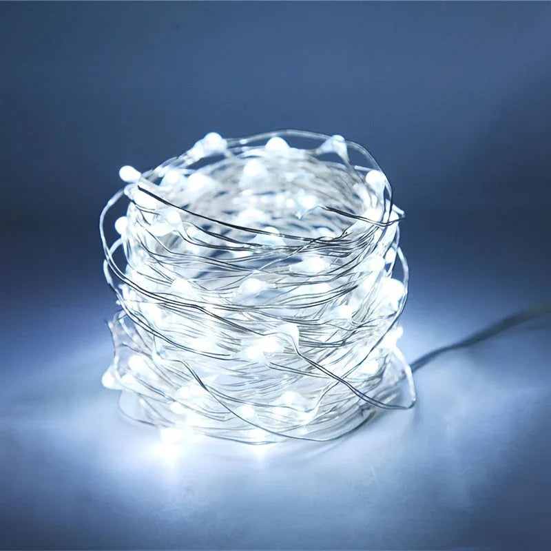 Feen-Lichterkette - Batteriebetrieben - Warmweiß