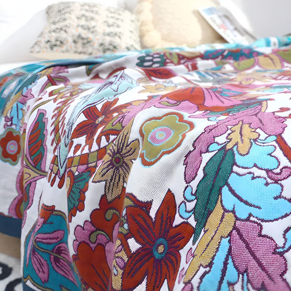 Florale Ruhe Wendeblanket