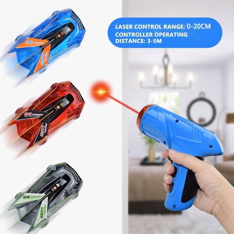 GravityRacer – Laser-gesteuertes Wandkletter-RC-Auto