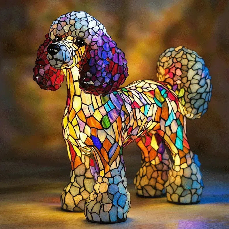 Licht Hund - handgefertigte Lampe, die Herzen zum Strahlen bringt