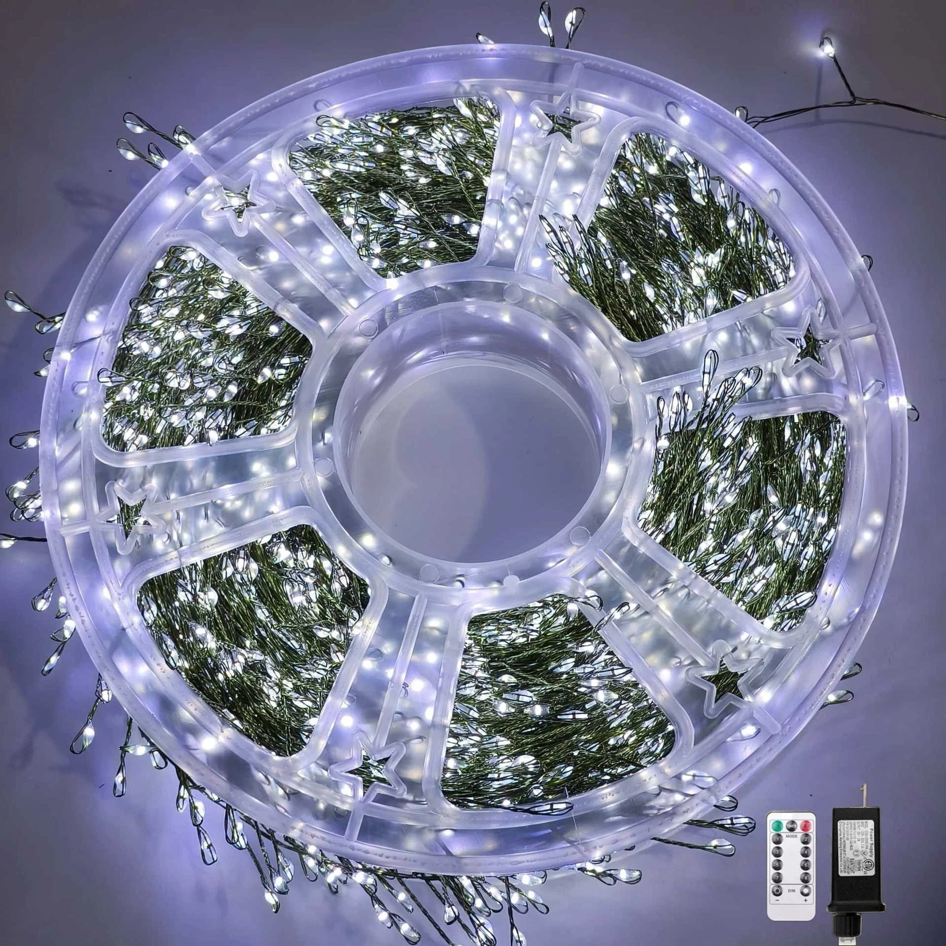 LED-Feuerwerks-Lichterkette Ignisia | Mit Fernbedienung | 30–75 m | 900–2000 LEDs | IP65 Wasserdicht | Für Weihnachten, Halloween & Feste