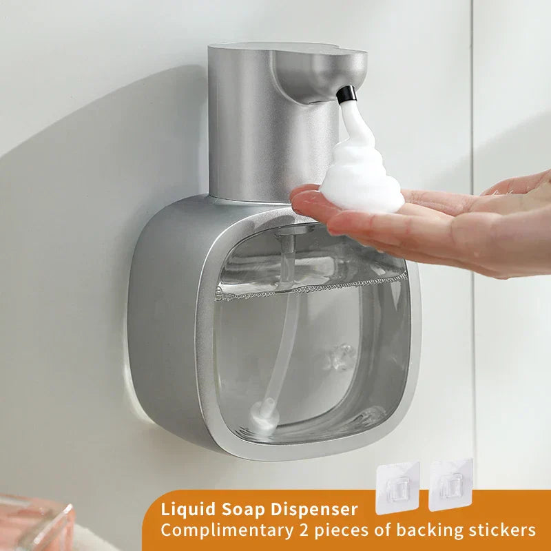Automatischer Seifenspender Foamello | Wandmontage | 500 ml | Wiederaufladbar & Berührungslos | Sensorbetriebene Schaumsfunktion