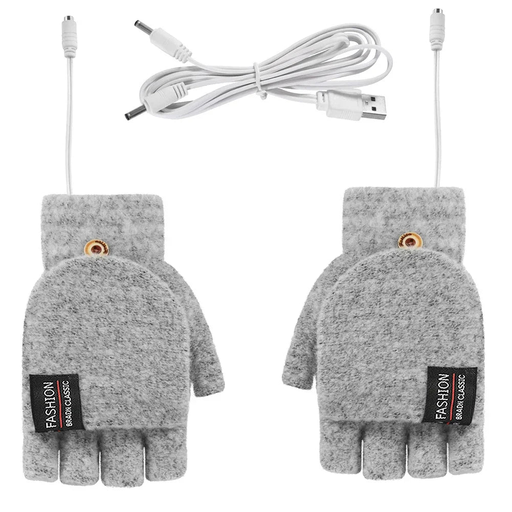 USB wiederaufladbare warme Welle beheizte Handschuhe