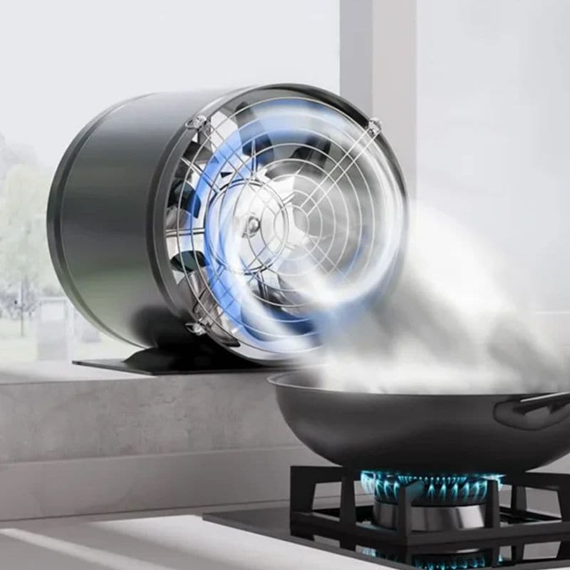 Airvanta Silent Exhaust Fan | Leistungsstark & Leise | Für Küche, Bad & Büro | Verschiedene Größen | Schwarz/Weiß