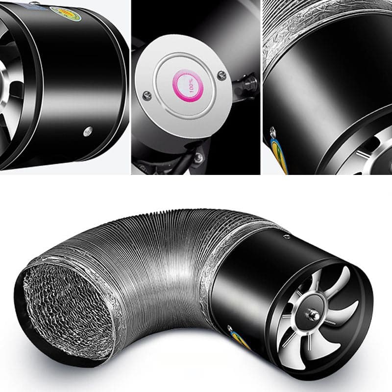 Airvanta Silent Exhaust Fan | Leistungsstark & Leise | Für Küche, Bad & Büro | Verschiedene Größen | Schwarz/Weiß