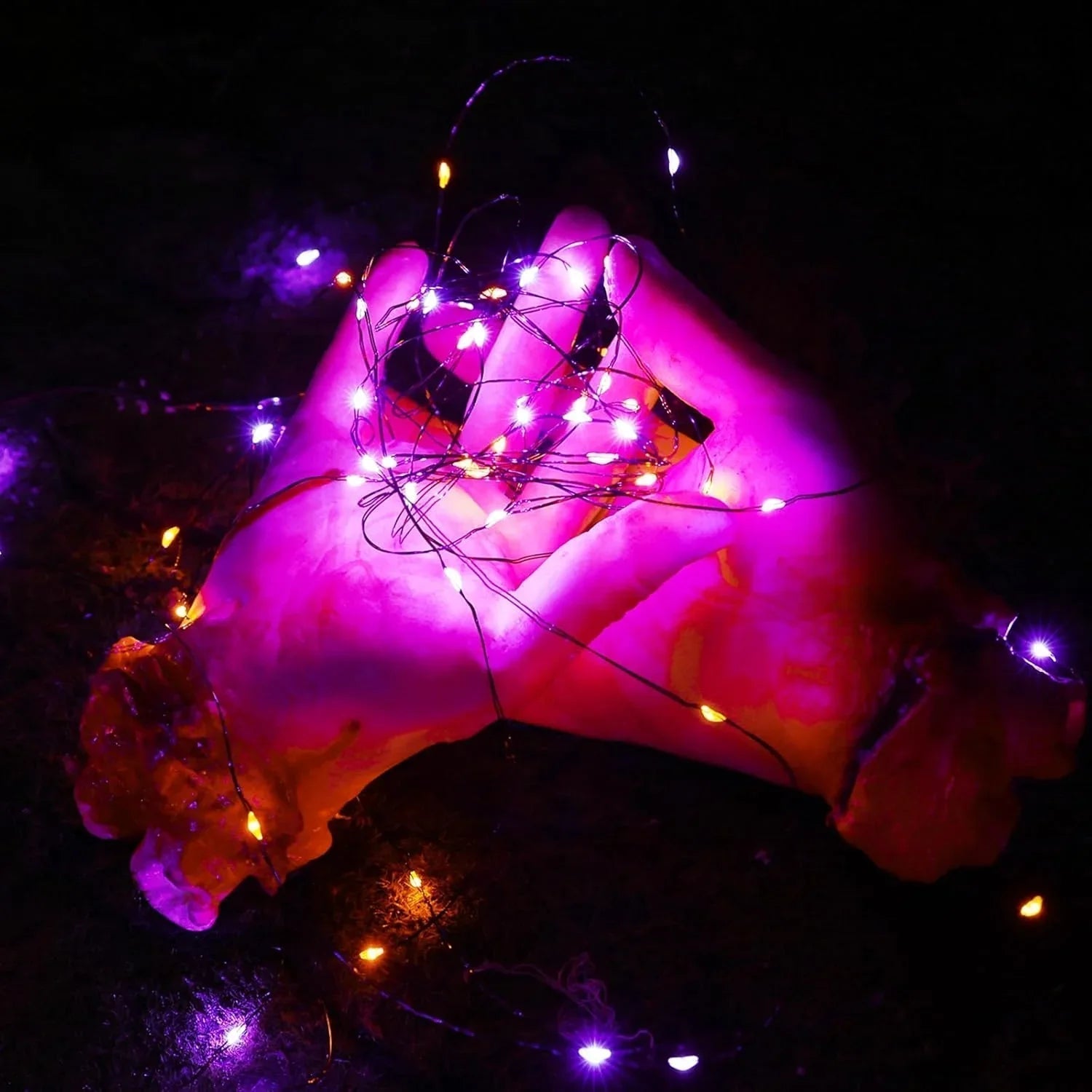 Solar-Lichterketten - Außenlichter - Garten Dekoration