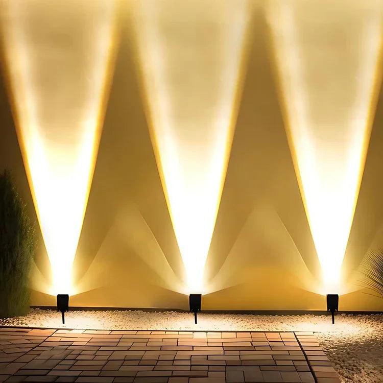Solar LED Spotlight - Solarbetriebene Sicherheitslichter - Außenstrahler