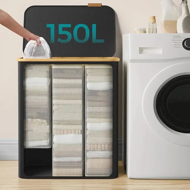 LaundryMate - 150L Wäschekorb mit großer Kapazität