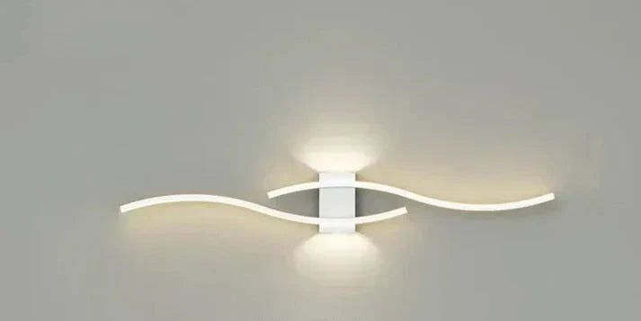 Lumivora Wave LED Wandleuchte | Modernes Wellen-Design | Energieeffizient & Stilvoll | 60×15 cm | Warmes, Blendfreies Licht