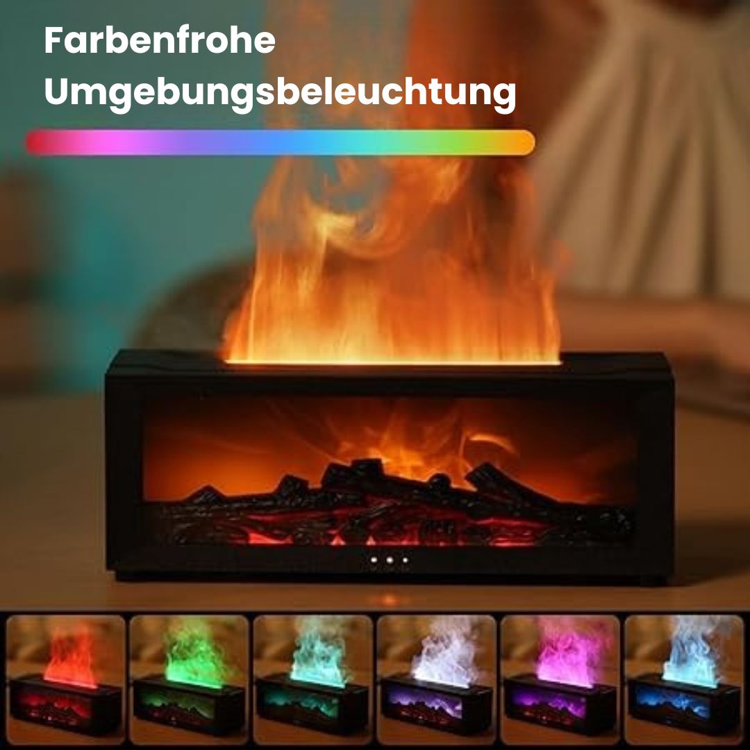 Aroma Diffuser | Elektrische Aroma Lampe mit Flammeneffekt | AromaFlame