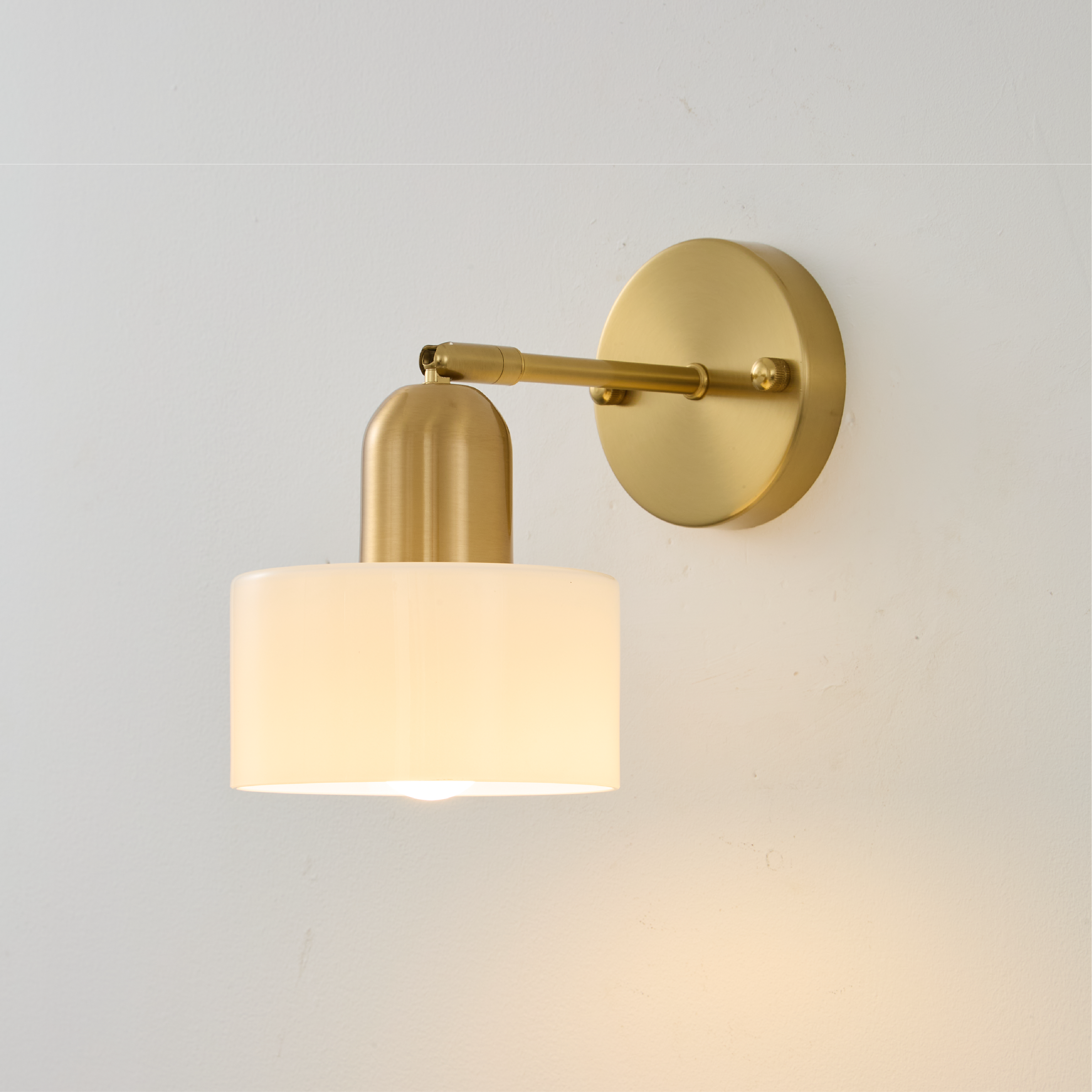 Bunte Glas Bauhaus Wandleuchte
