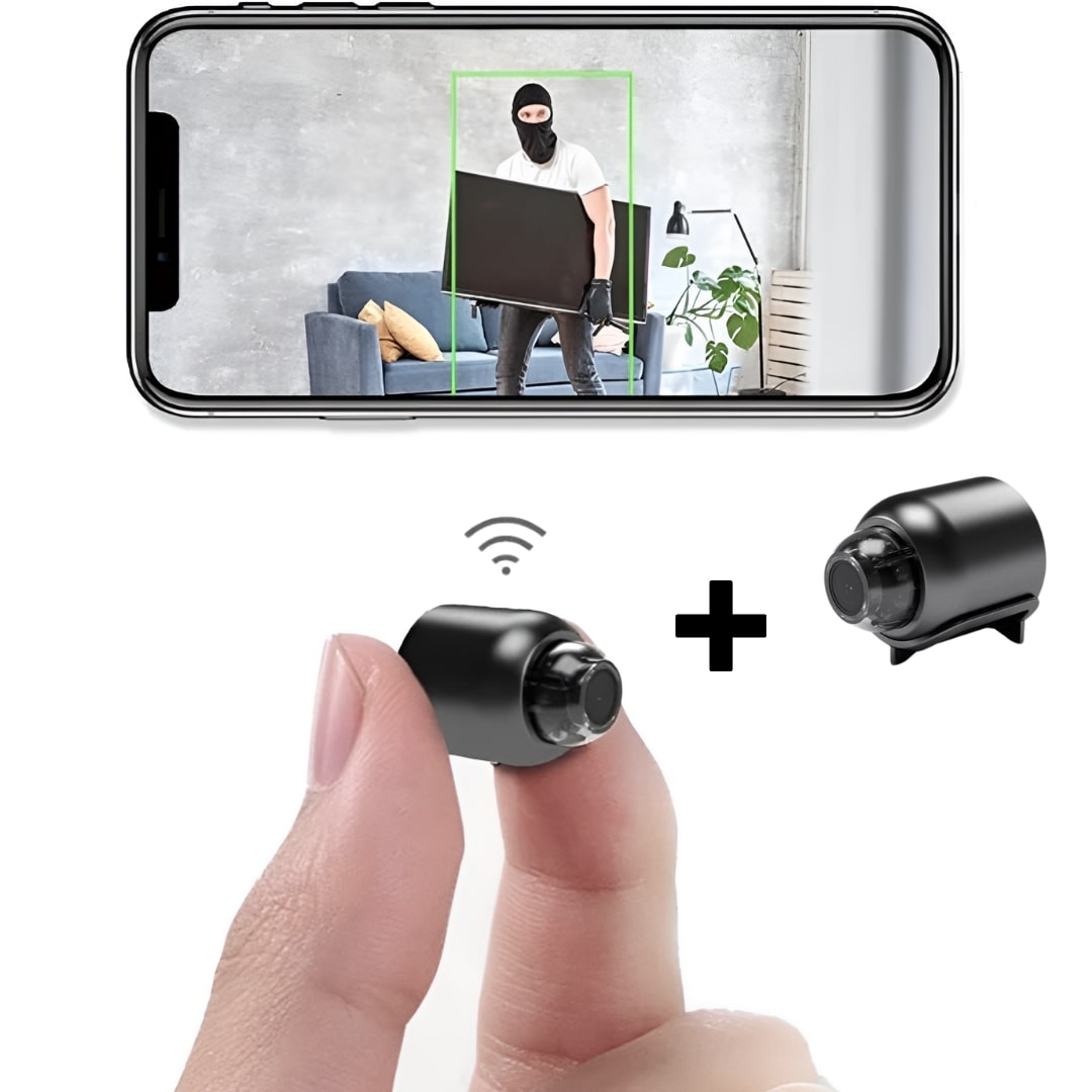 Smarte HD-Minikamera mit App & Bewegungserkennung