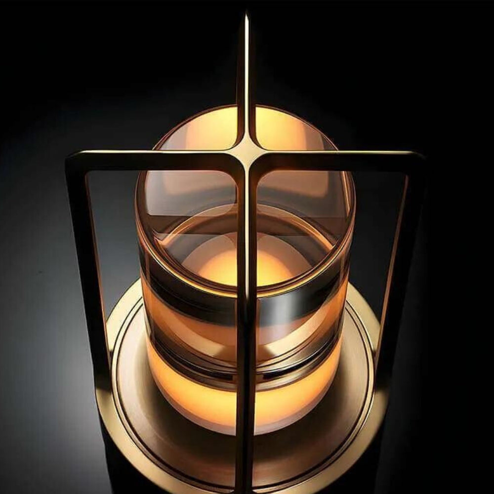 Tischlampe mit Batterie | Moderne LED-Tischlampe | Laternenlampe | NordicLight