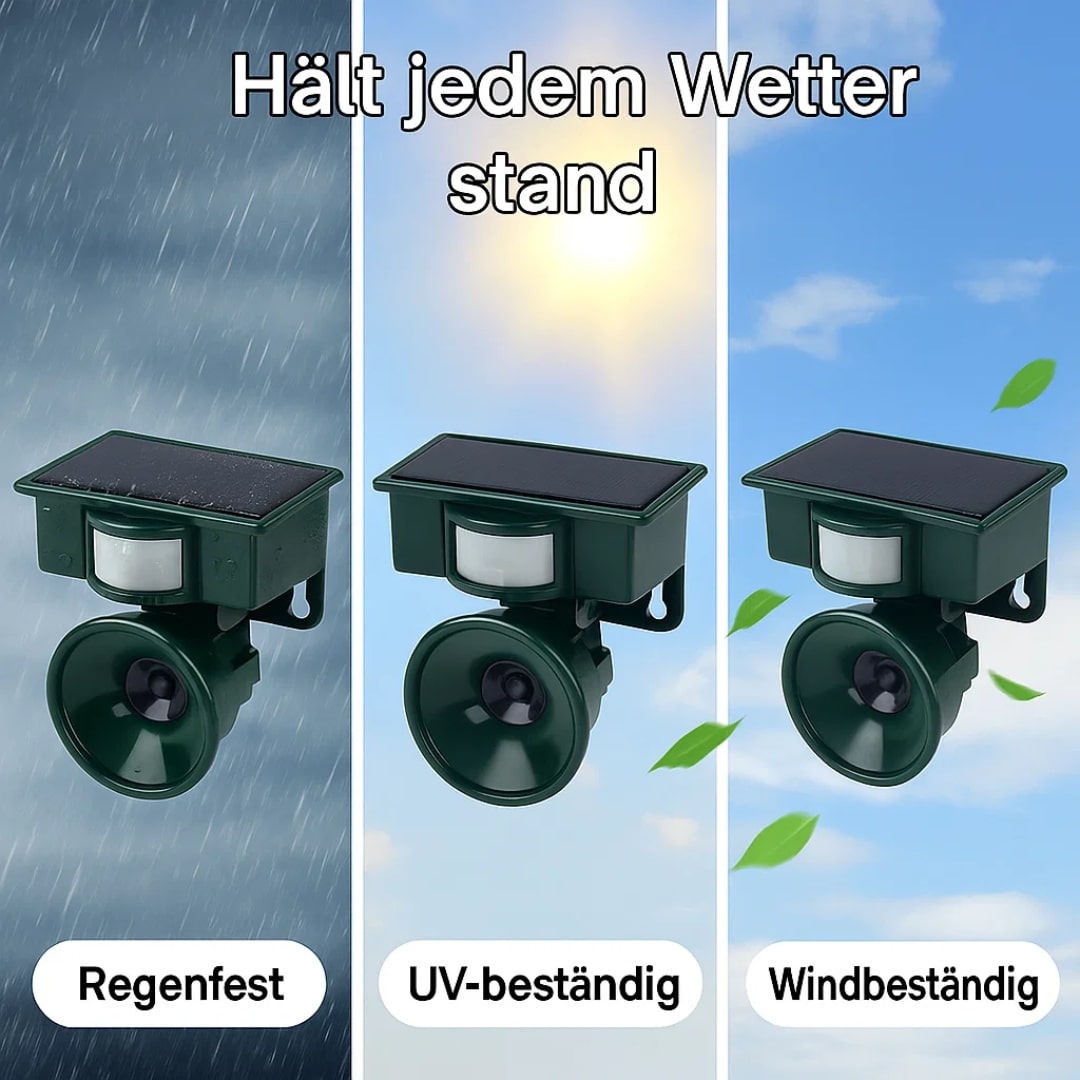 Tauben von Balkon & Garten vertreiben | Vogelabwehrgerät | BirdBlock