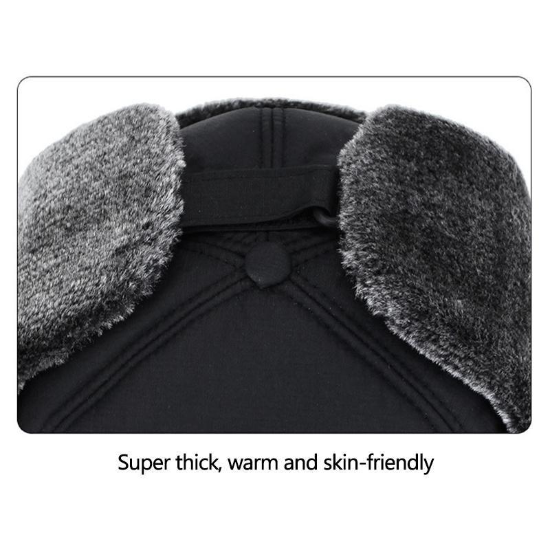 Super warmer winddichter Hut mit Ohrenschutzmaske