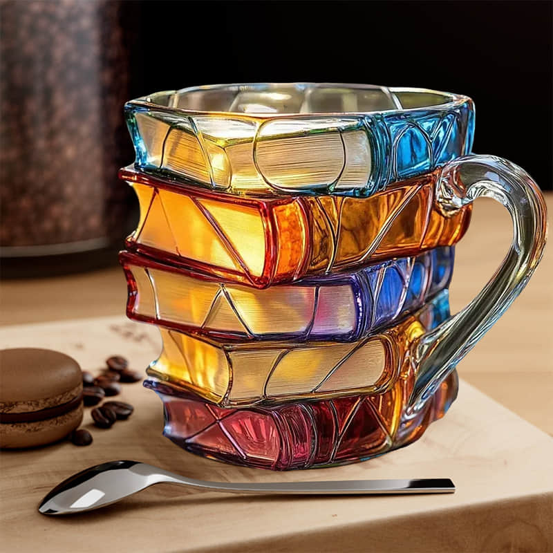 Handgefertigte 3D Lesevergnügen Tasse - das Original