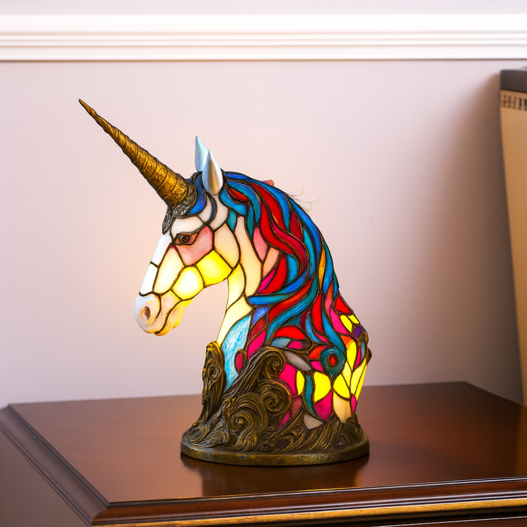 GlowUnicorn - handgefertigte Lampe, die Herzen zum Strahlen bringt