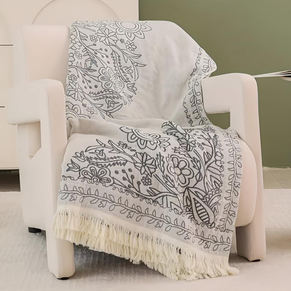 Scandi Chic Baumwolldecke