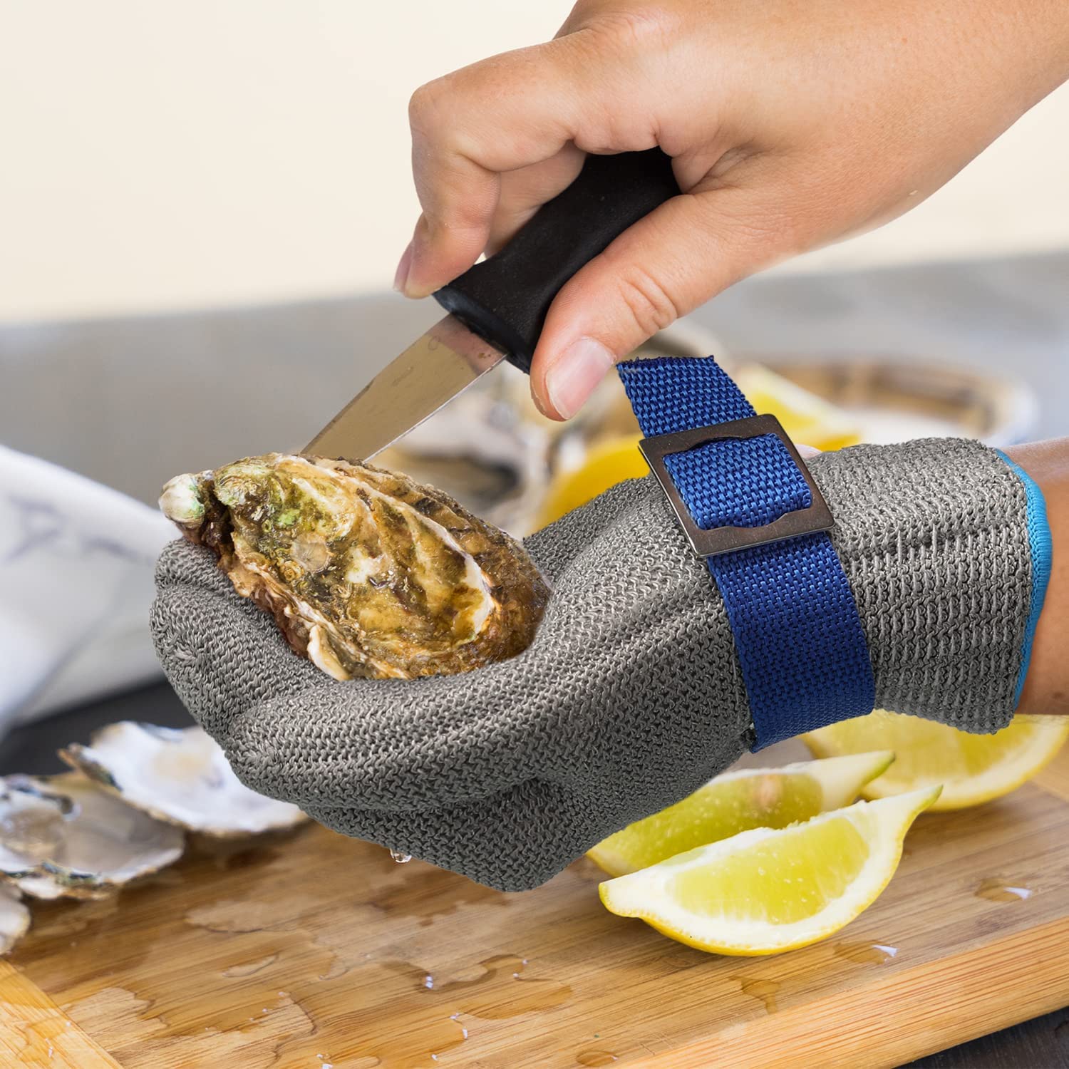 Lebensmittelqualität Edelstahl Mesh Metall Handschuh
