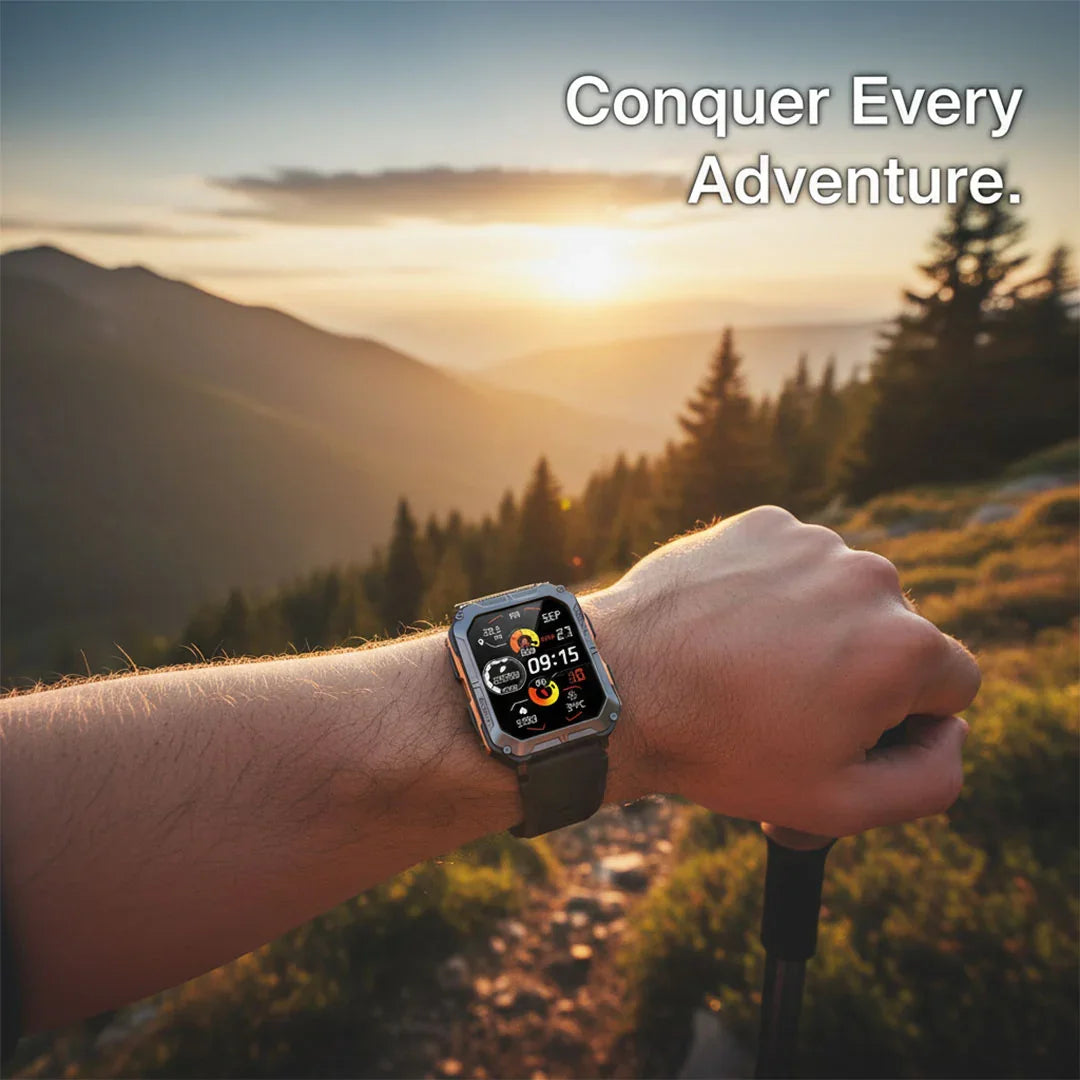 Smartwatch - Robustes Design - Gesundheitsüberwachung