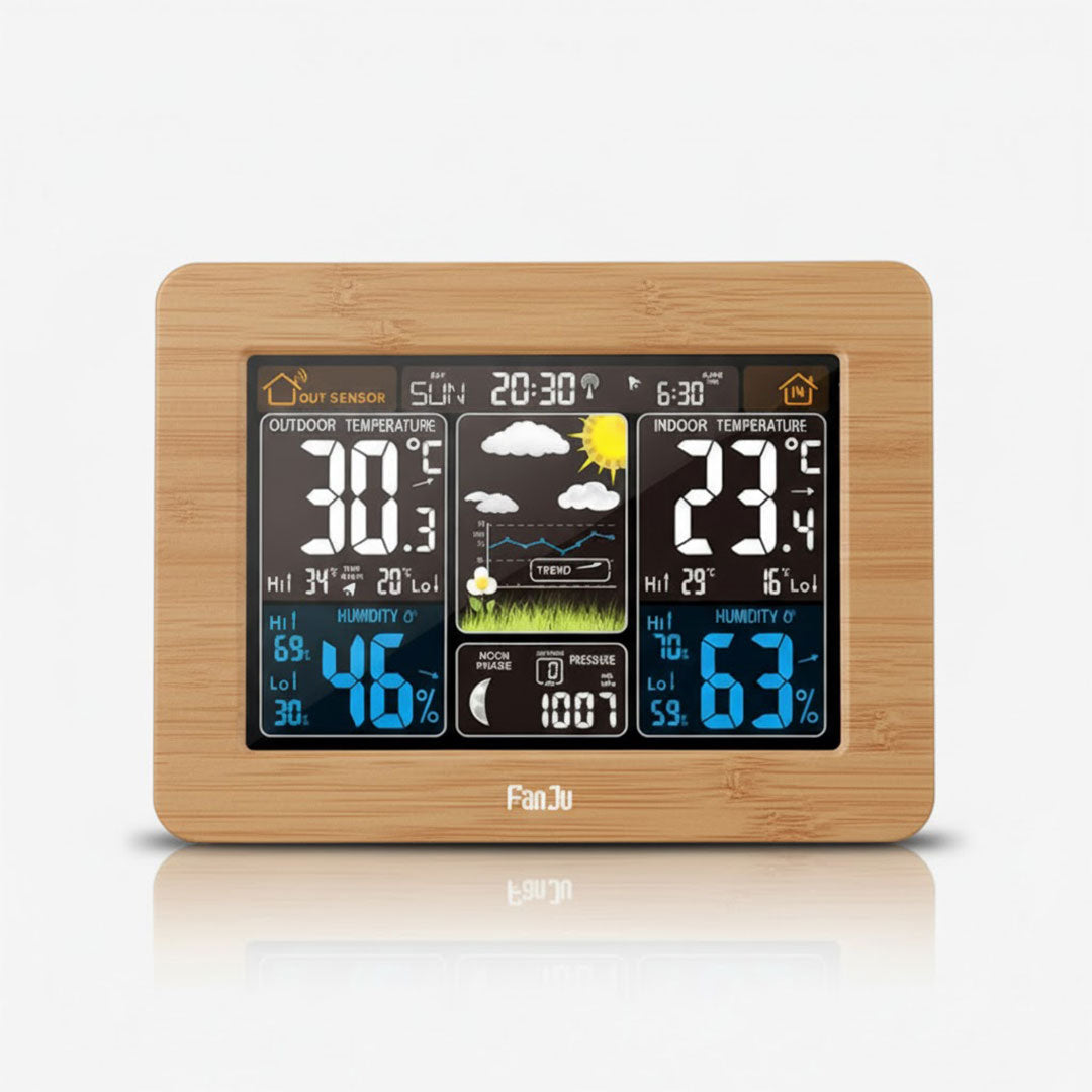 Kabellose Wetterstation - Innen- und Außenbereich - LCD-Display