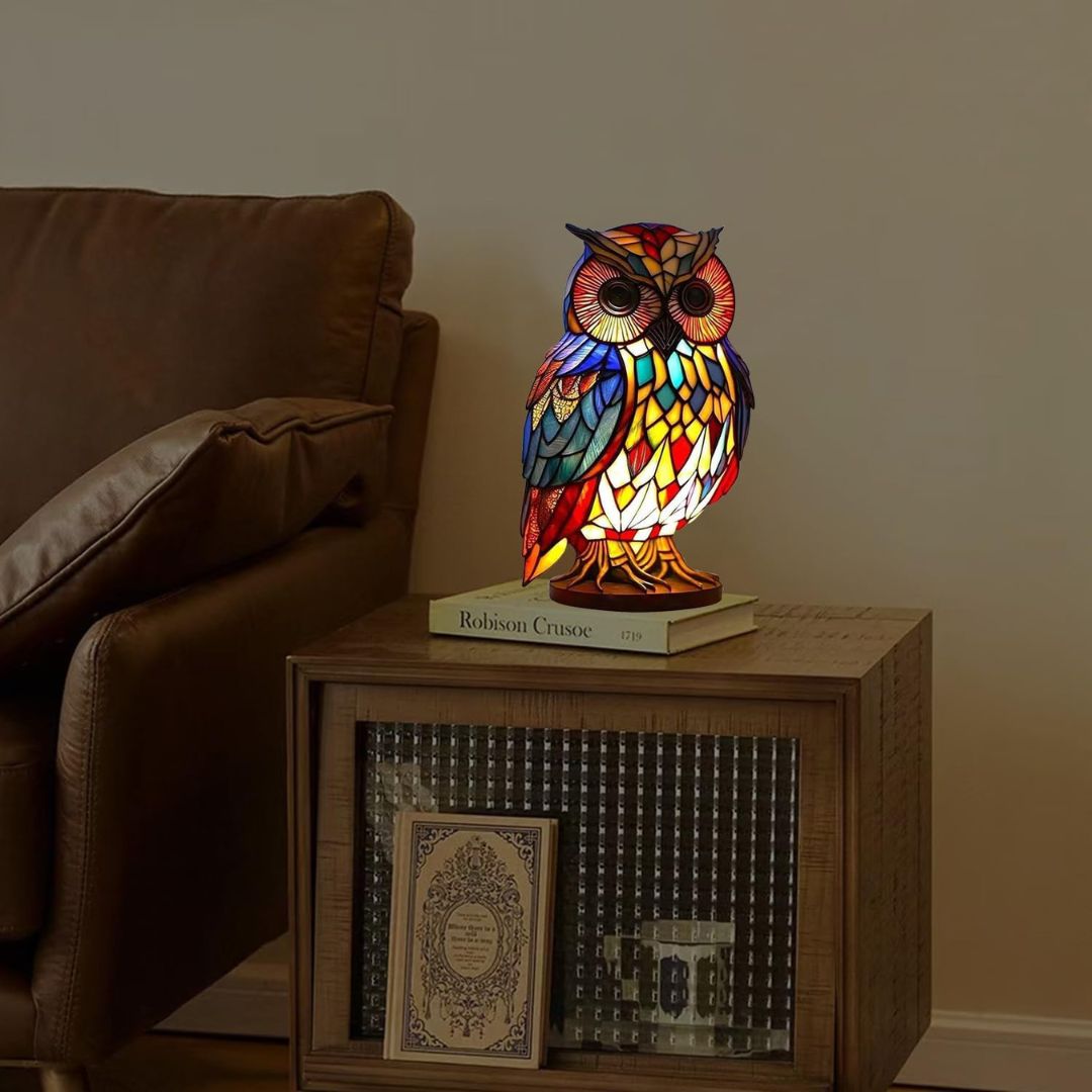 GlowOwl - handgefertigte Lampe, die Herzen zum Leuchten bringt