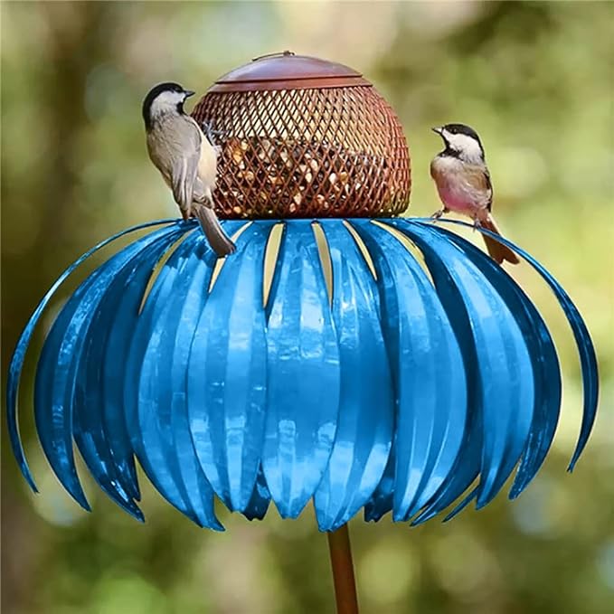 1+1 GRATIS | FloraBird - Kegel-Blumen-Vogelfutterhaus