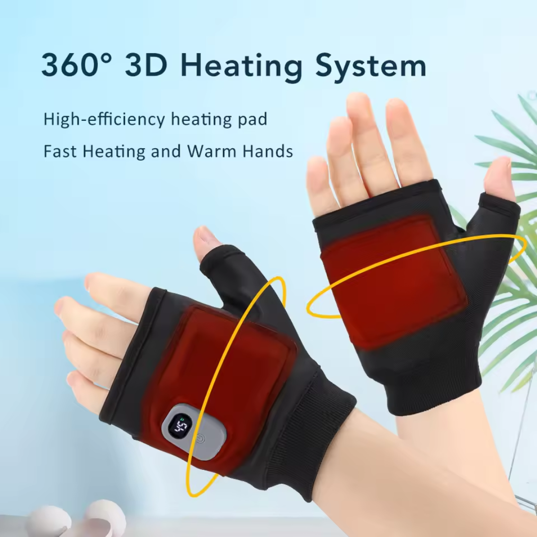 Elektrisch beheizte Handschuhe für Unisex | Touchscreen