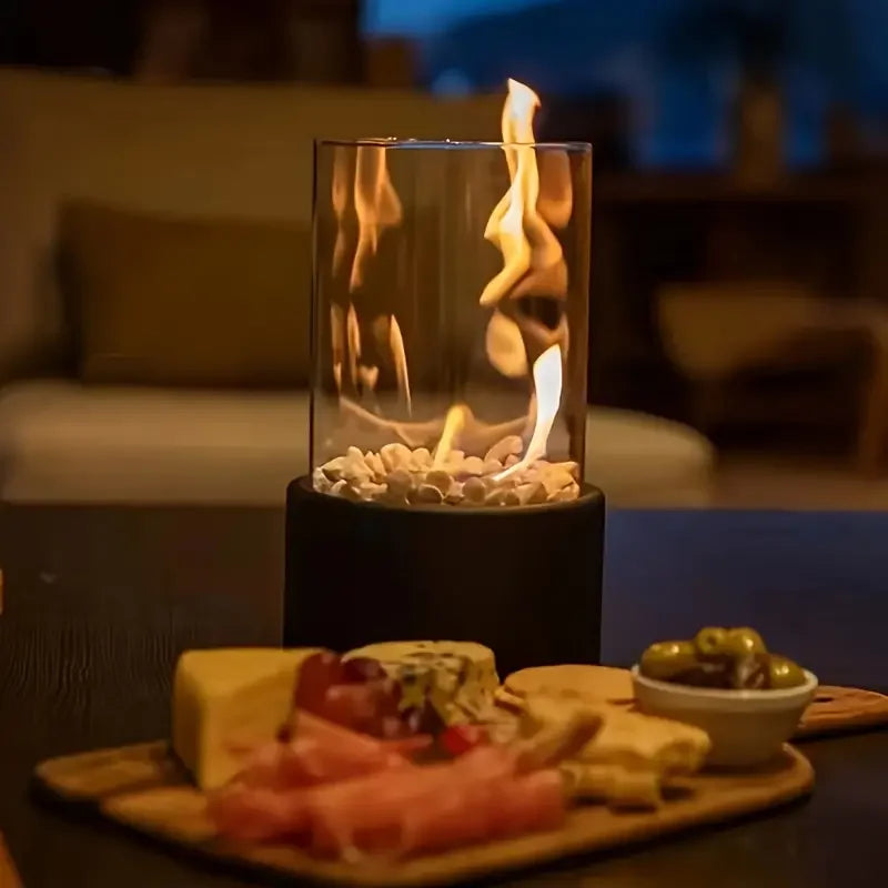 Ethanol Brenner - Tischfeuerstelle - Glaszylinder