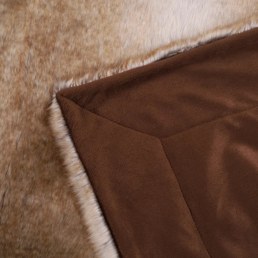 Faux-Fur-Wurfdecke - Weiches Nerz - Dekoratives Design