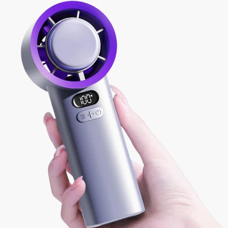Handventilator - Tragbares Design - Wiederaufladbarer Akku