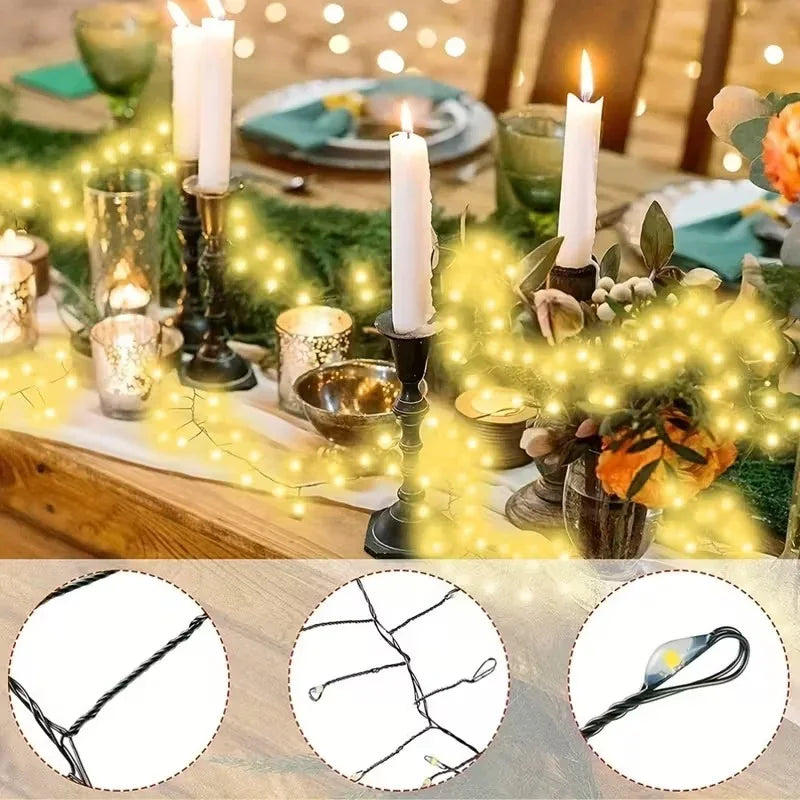 Innere Weihnachts-LED-Lichter - USB-betrieben - Fernbedienung