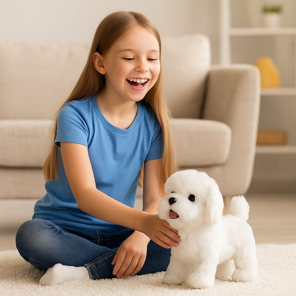 Interaktiver Robot Hund, Realistischer Gehender und Bellender Welpe