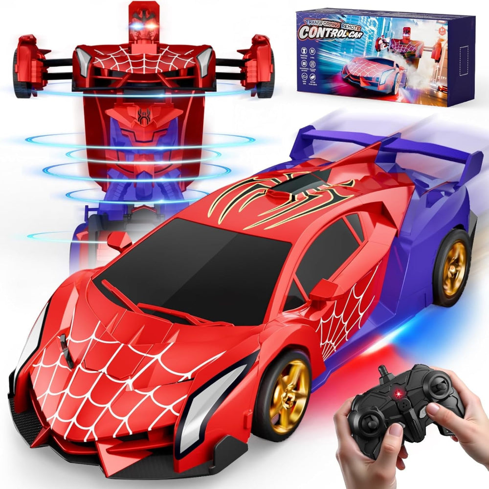 Fernbedienbares Geschenk-Roboterauto-Spielzeug mit LED-Licht