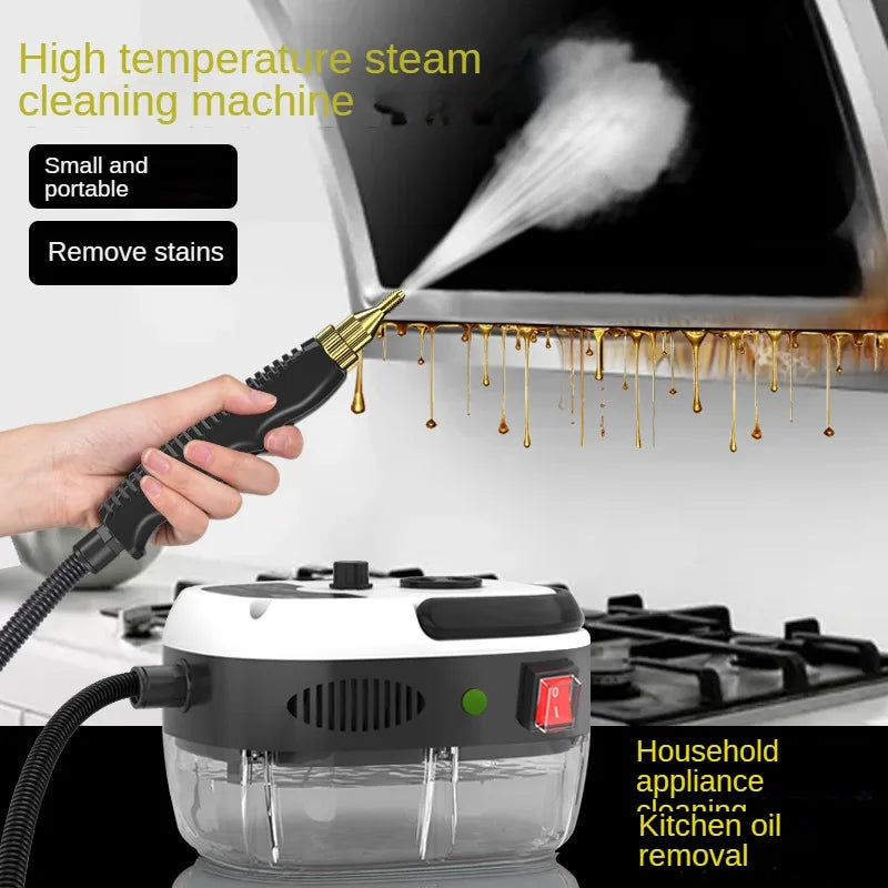 Dampfreiniger STEAMVOLT | 2500W Hochdruck | 3 Bar Dampfdruck | Für Küche, Bad & Haushalt