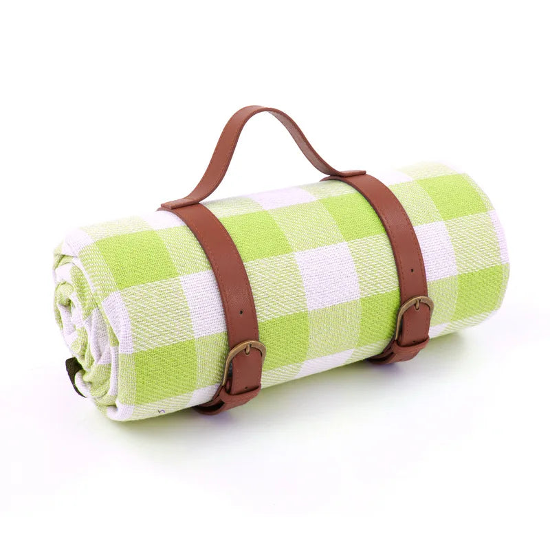 Picknickdecke Wasserdicht Kariert mit Tragegurt