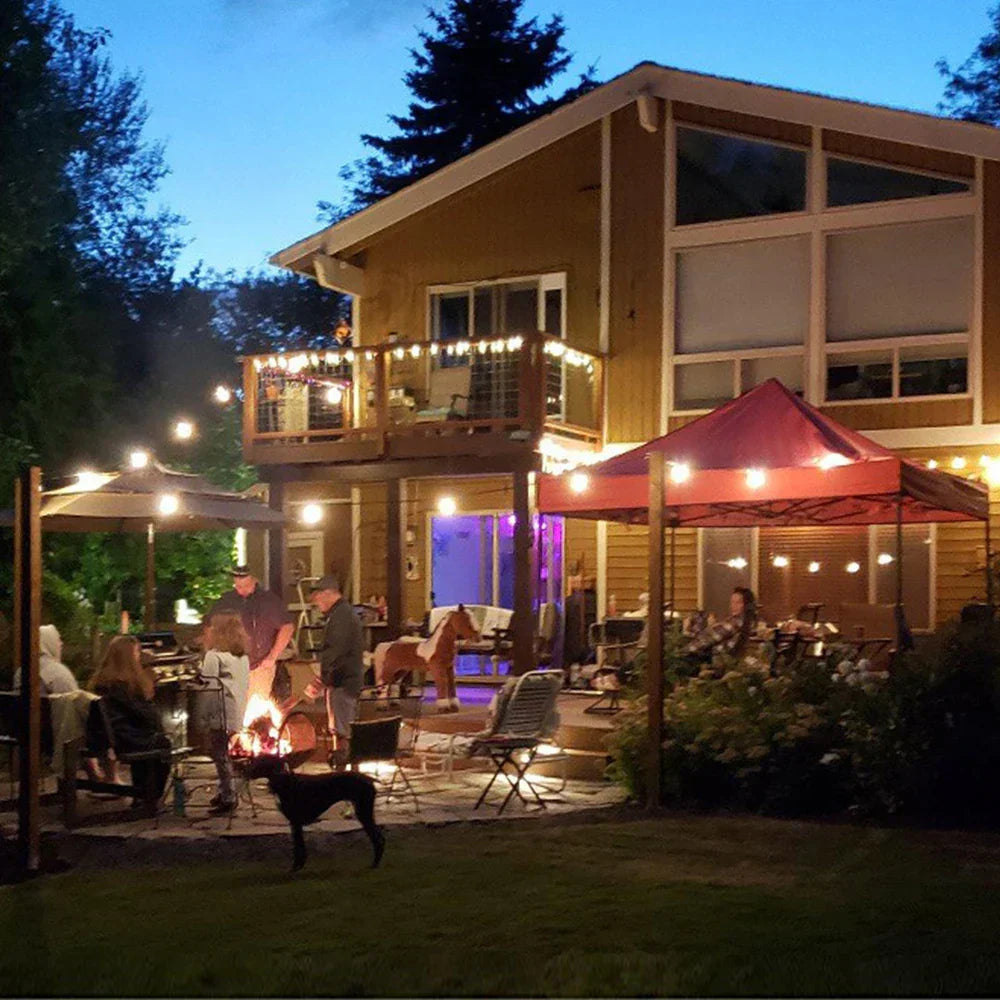LED Solar Lichterkette SolaLuma | Wasserdicht IP44 | Für Garten, Terrasse & Camping | Automatische Beleuchtung