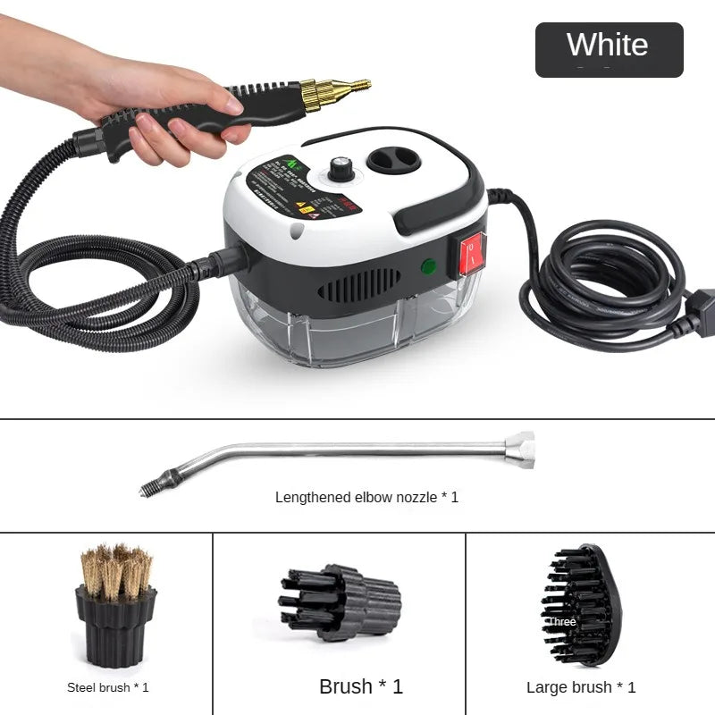 Dampfreiniger STEAMVOLT | 2500W Hochdruck | 3 Bar Dampfdruck | Für Küche, Bad & Haushalt