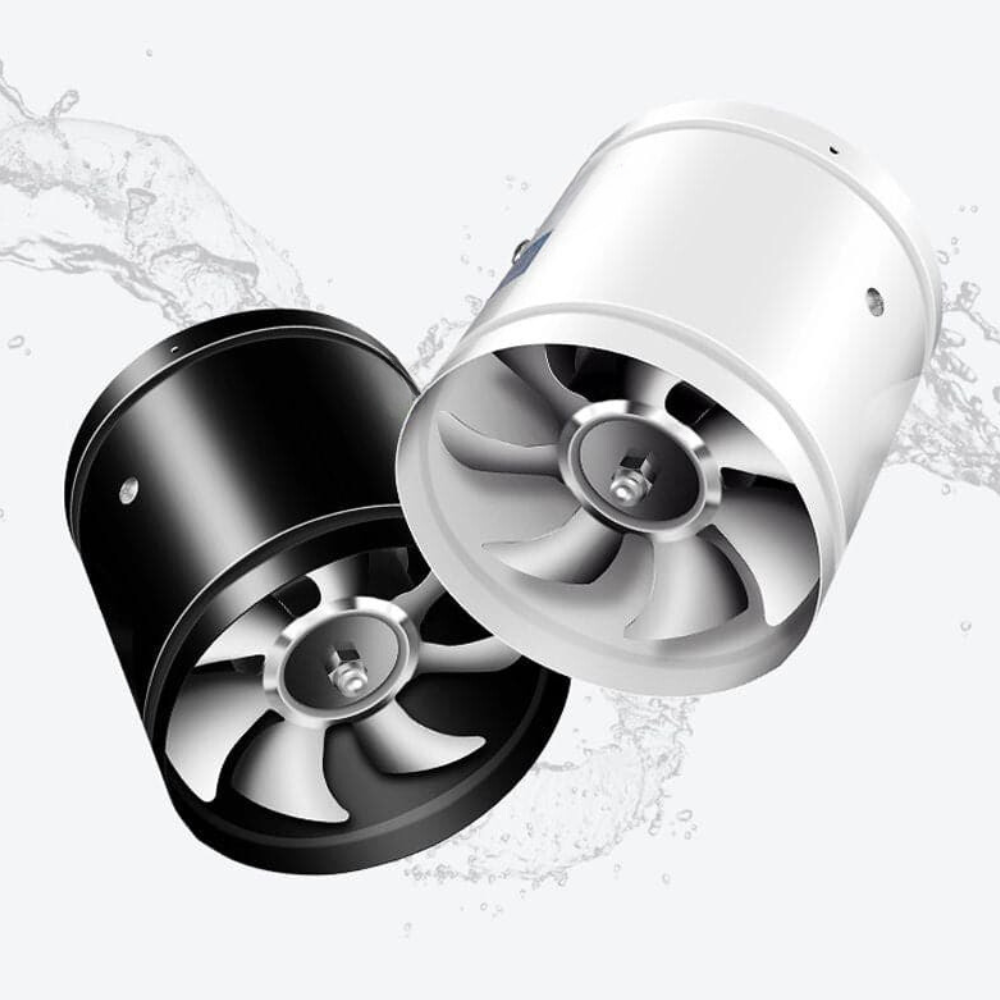 Airvanta Silent Exhaust Fan | Leistungsstark & Leise | Für Küche, Bad & Büro | Verschiedene Größen | Schwarz/Weiß