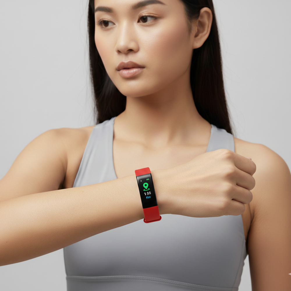 Fitness Uhr Senioren Silikon Wasserdicht