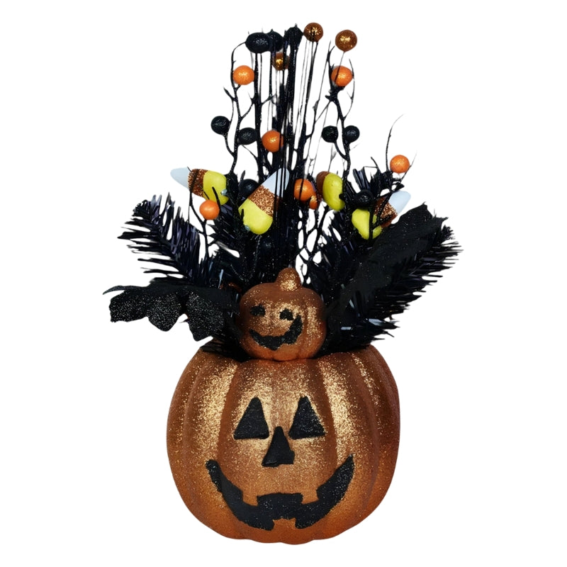 Kürbis Dekoration - Halloween Kürbis Ornamente für Innen und Außen