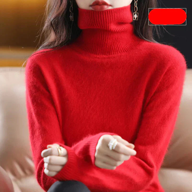 Weicher Rollkragenpullover aus Kaschmir | Damen