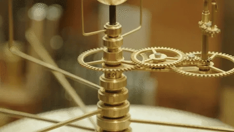 Großes Orrery-Modell unseres Sonnensystems